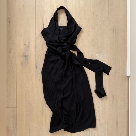 Banana Republic Bettina Halter Maxi Wrap Dress - Picture 2 of 6